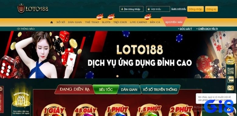  Trang web và ứng dụng di động của Loto188 đã trải qua nhiều cải tiến 